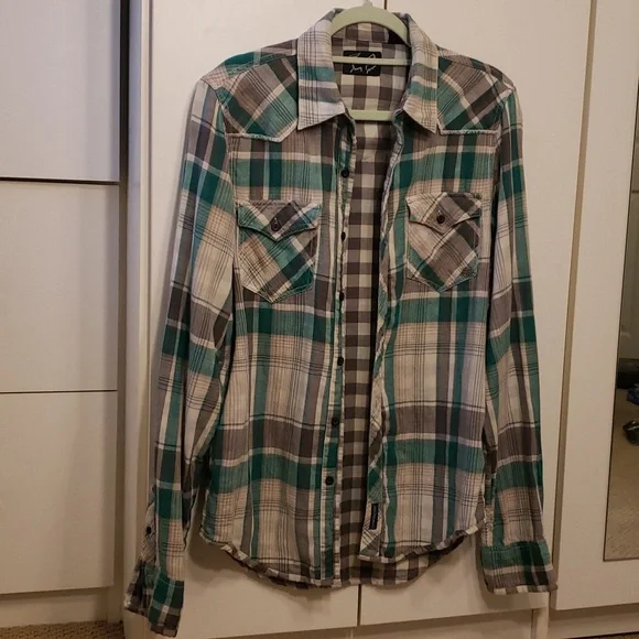 Fox Racing Men's Button Up Shirt Size Medium - Picture 2 of 8